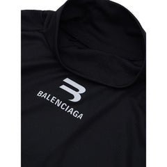 Suéter de poliéster negro de Balenciaga