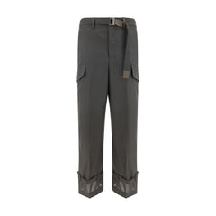 Pantalones Sacai con dobladillo ajustable