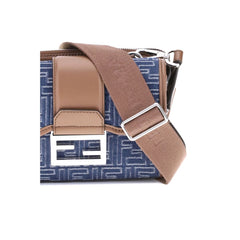 Bolso de hombro de mezclilla Fendi Baguette