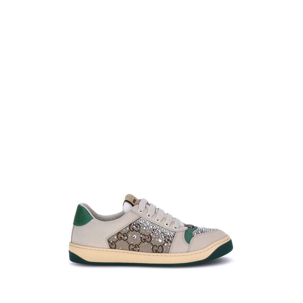 Zapatillas deportivas Gucci con cristales de imitación
