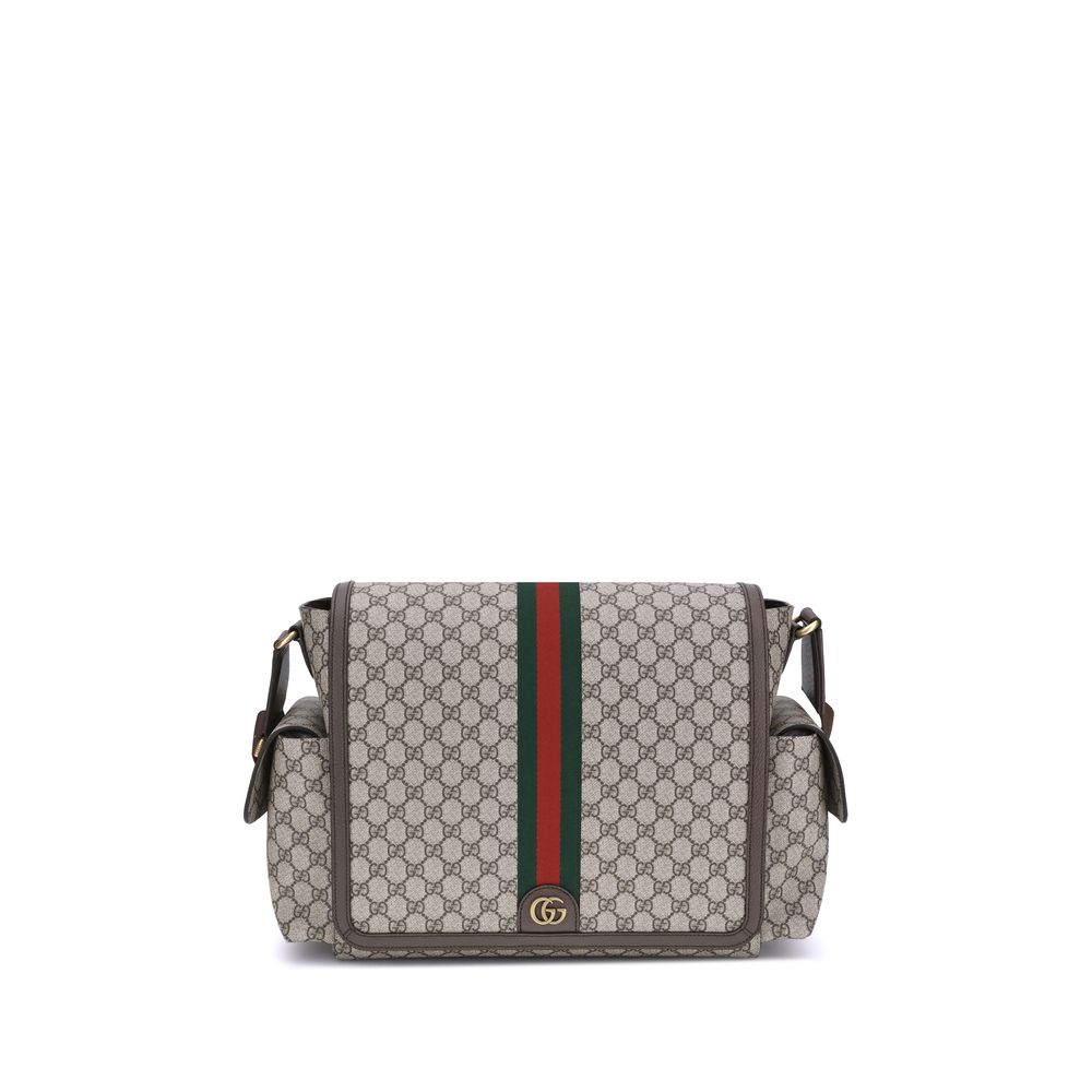 Bolso de hombro con accesorio infantil de Gucci