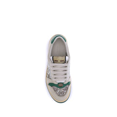 Zapatillas deportivas Gucci con cristales de imitación