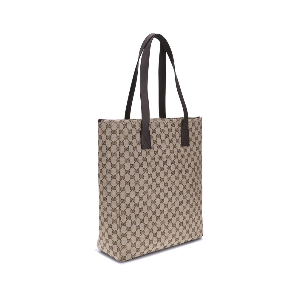 Bolso tote de lona Gucci GG