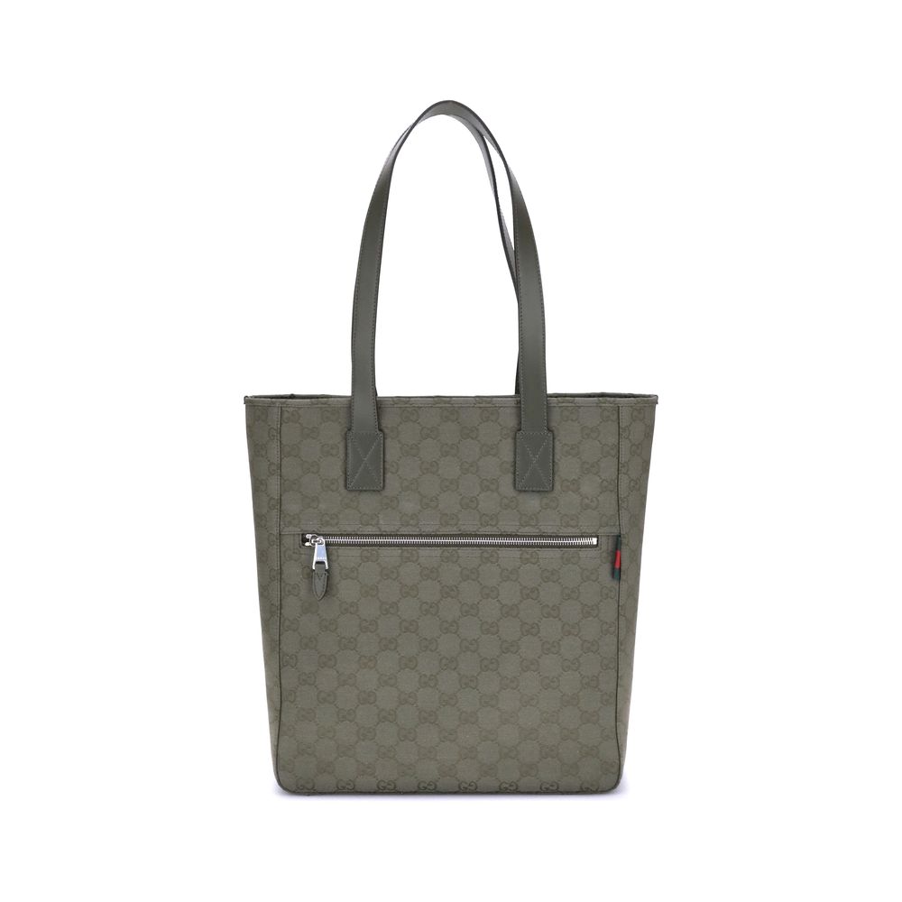 Bolso tote mediano de lona GG de Gucci