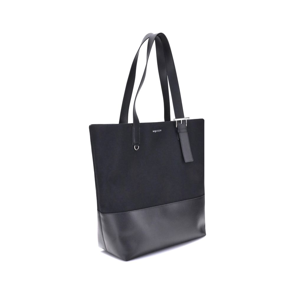 Bolso tote de lona de Alexander McQueen