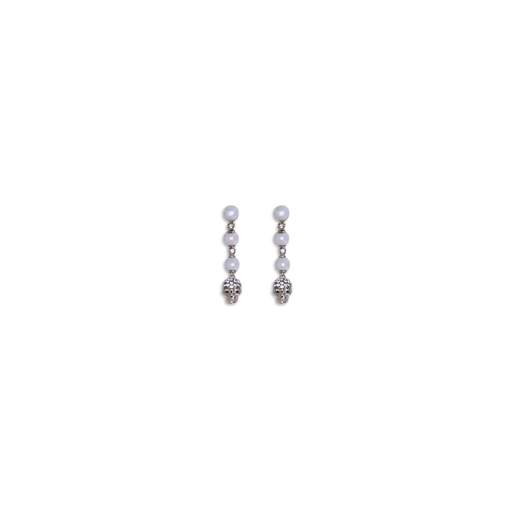 Pendientes con colgante de calavera de Alexander McQueen