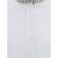 Camisa de Alexander McQueen con cuello adornado
