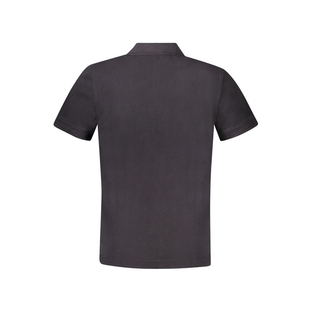 Polo de algodón negro de Hugo Boss