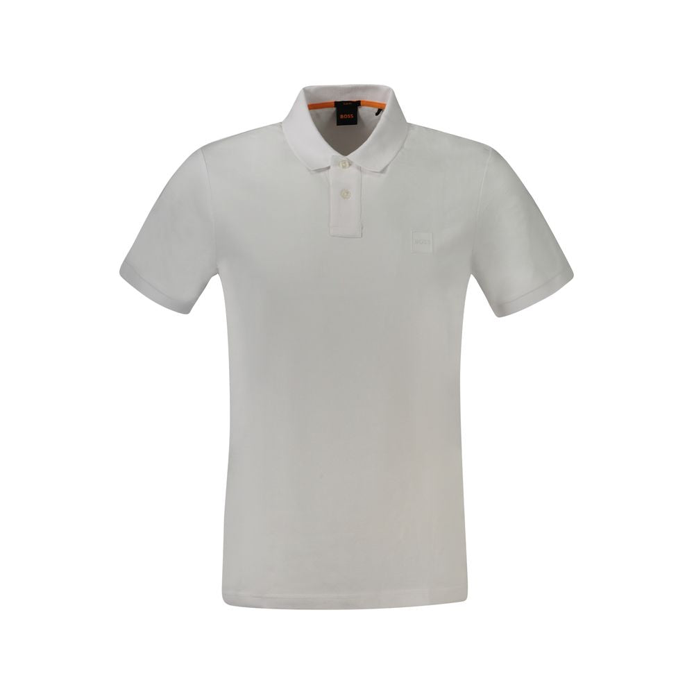 Polo de algodón blanco de Hugo Boss