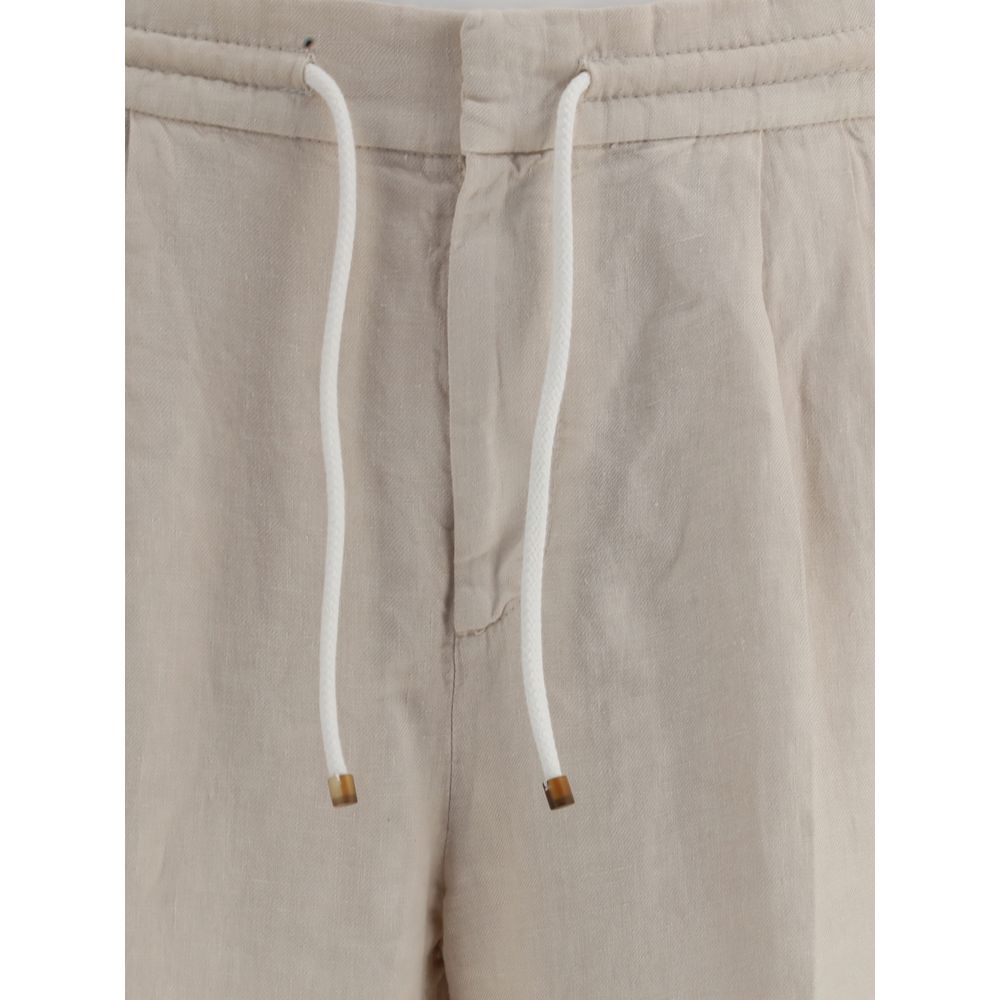 Brunello Cucinelli Pantalones De Lino