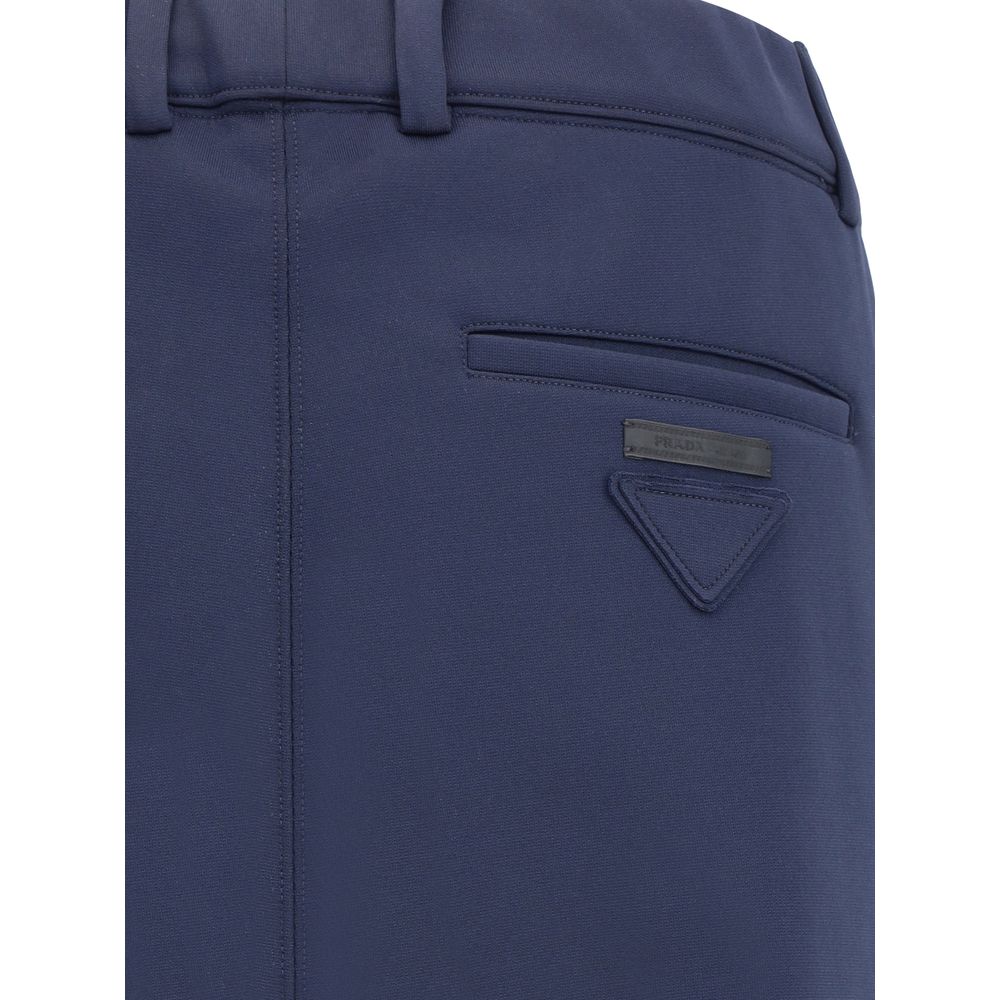 Pantalones de jersey Prada