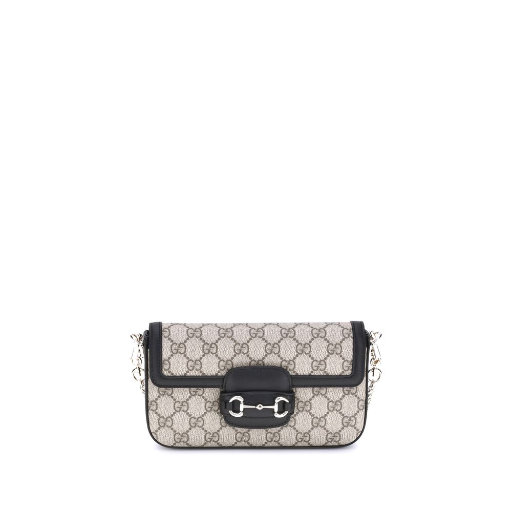 Bolso de hombro pequeño y suave Gucci Horsebit 1955