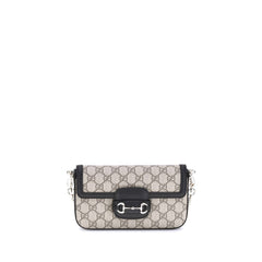 Bolso de hombro pequeño y suave Gucci Horsebit 1955
