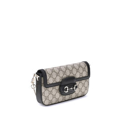 Bolso de hombro pequeño y suave Gucci Horsebit 1955