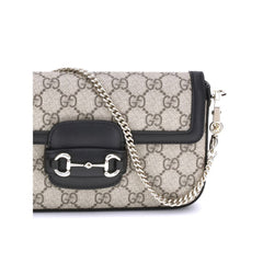 Bolso de hombro pequeño y suave Gucci Horsebit 1955