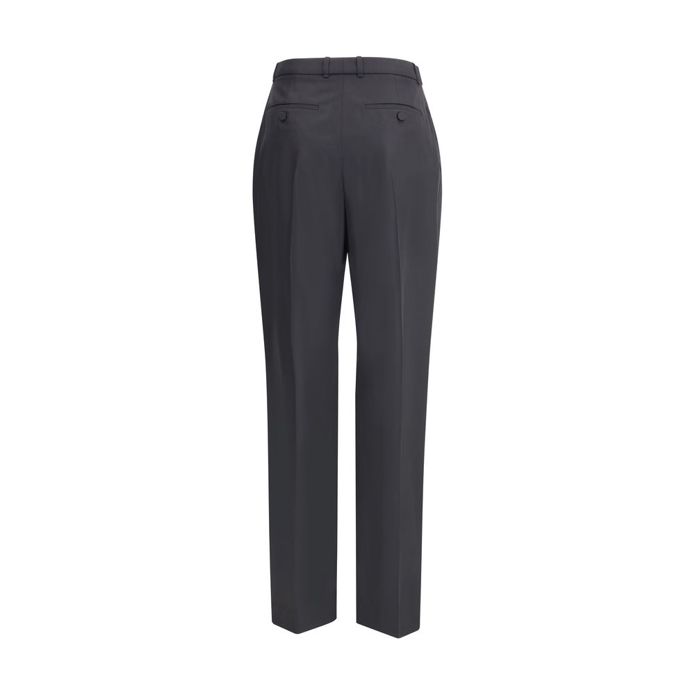 Pantalones de lana sartorial de Alexander McQueen