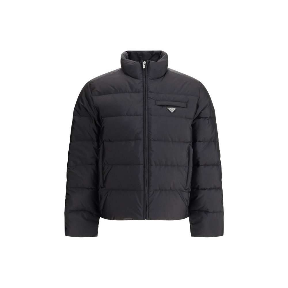 Chaqueta de plumón de nailon Prada