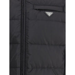 Chaqueta de plumón de nailon Prada