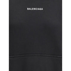Sudadera con capucha y logotipo de Balenciaga