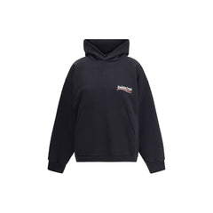 Sudadera con capucha y logotipo de Balenciaga