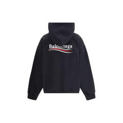 Sudadera con capucha y logotipo de Balenciaga