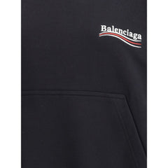 Sudadera con capucha y logotipo de Balenciaga