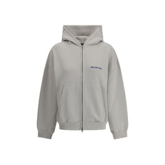 Sudadera con capucha y logotipo de Balenciaga