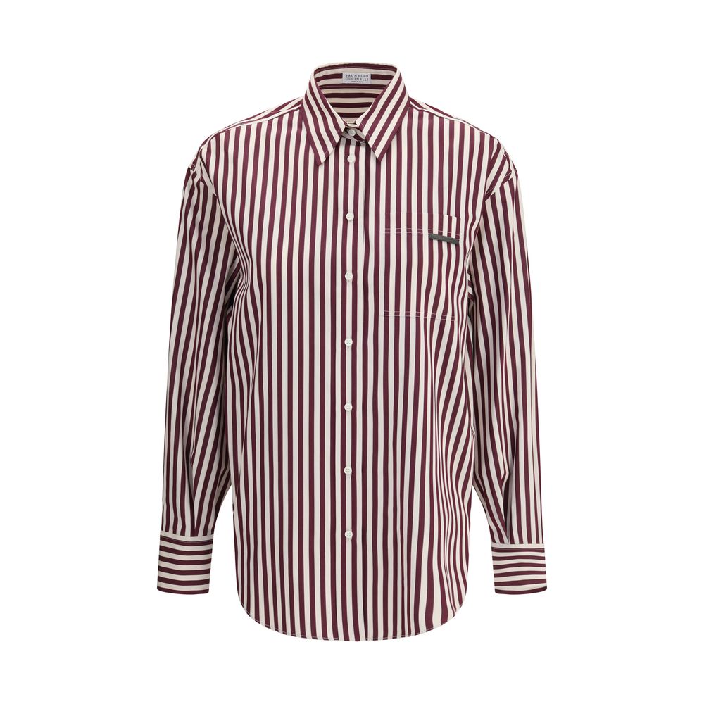 Camisa a rayas Brunello Cucinelli