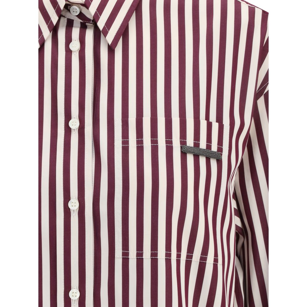 Camisa a rayas Brunello Cucinelli