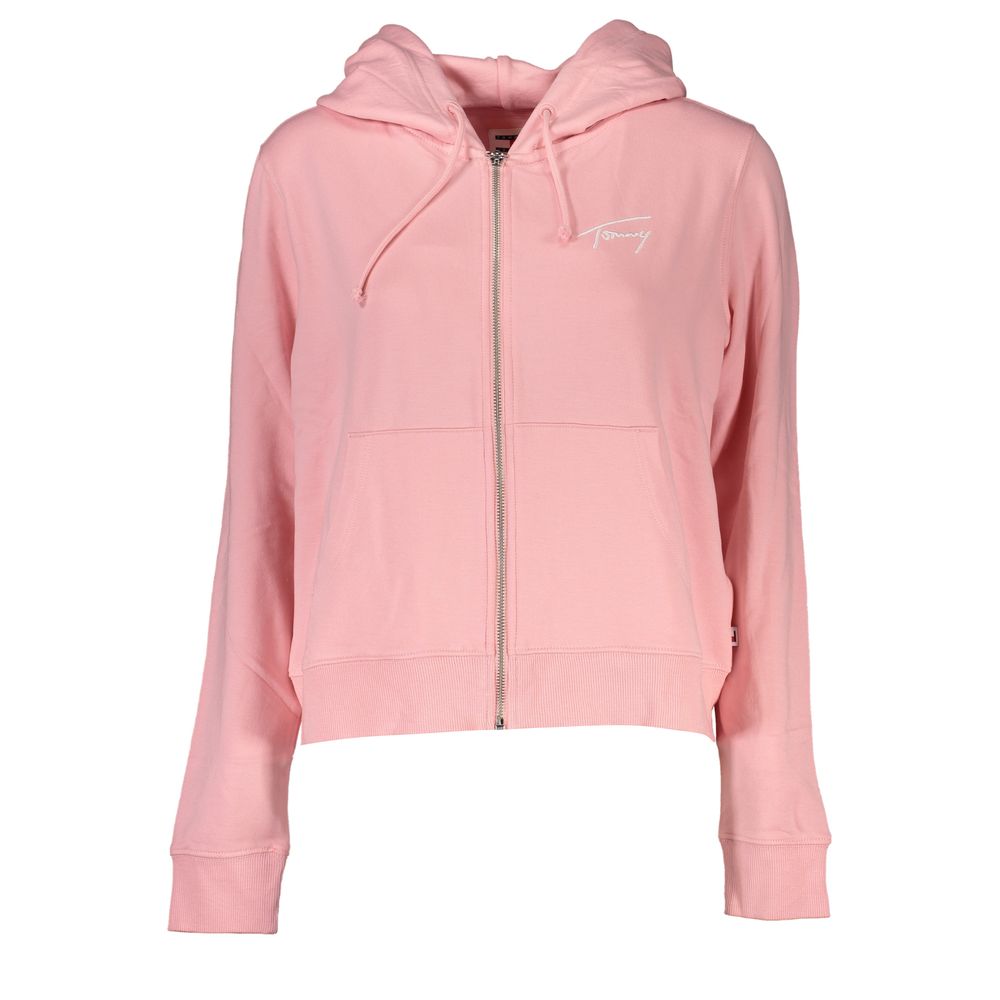 Suéter de algodón rosa de Tommy Hilfiger