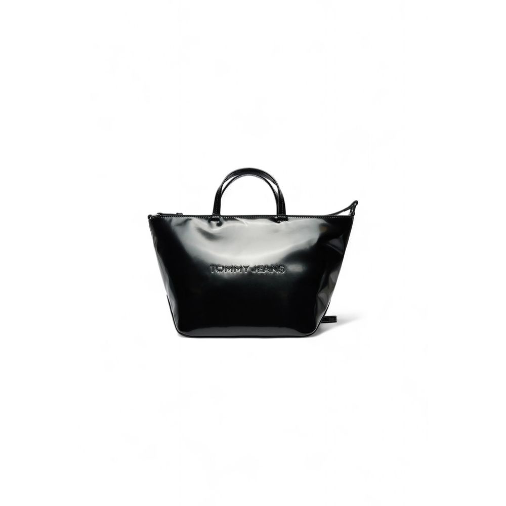 Bolso de mano Tommy Hilfiger de polietileno negro
