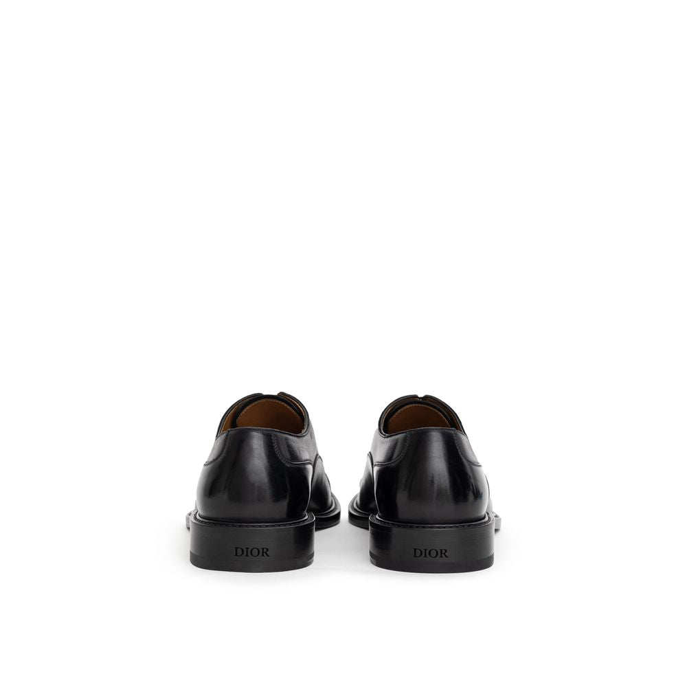 Dior Black Leather Oxfords And Derby