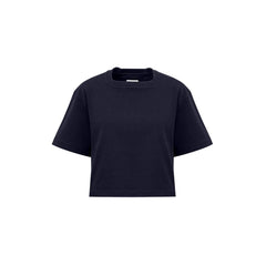 Camiseta de algodón azul de Bottega Veneta