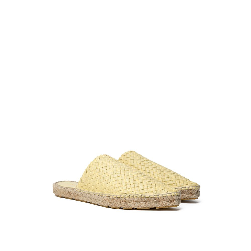 Alpargatas de piel amarilla de Bottega Veneta