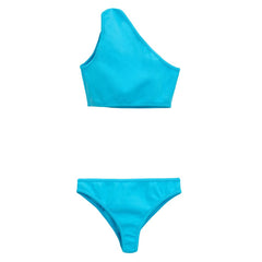 Bikini de poliamida turquesa de Bottega Veneta