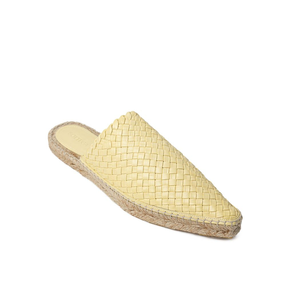 Alpargatas de piel amarilla de Bottega Veneta
