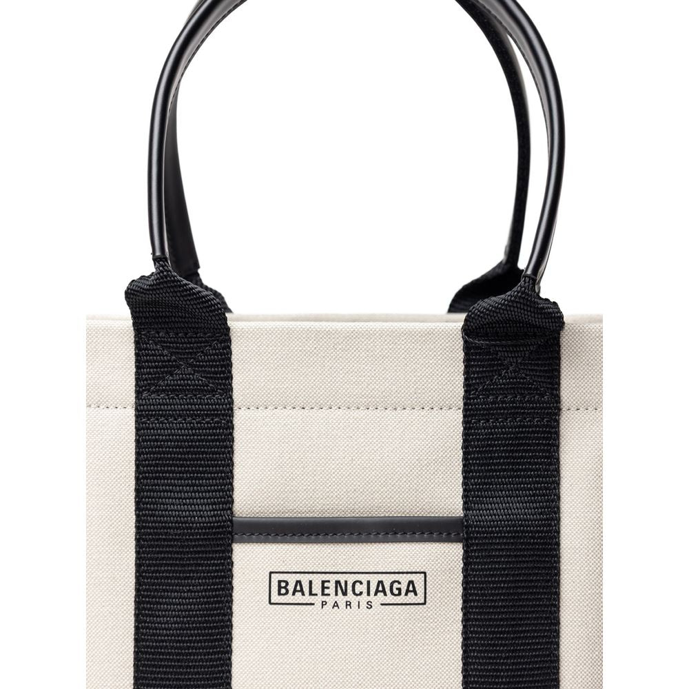 Suéter de algodón beige de Balenciaga