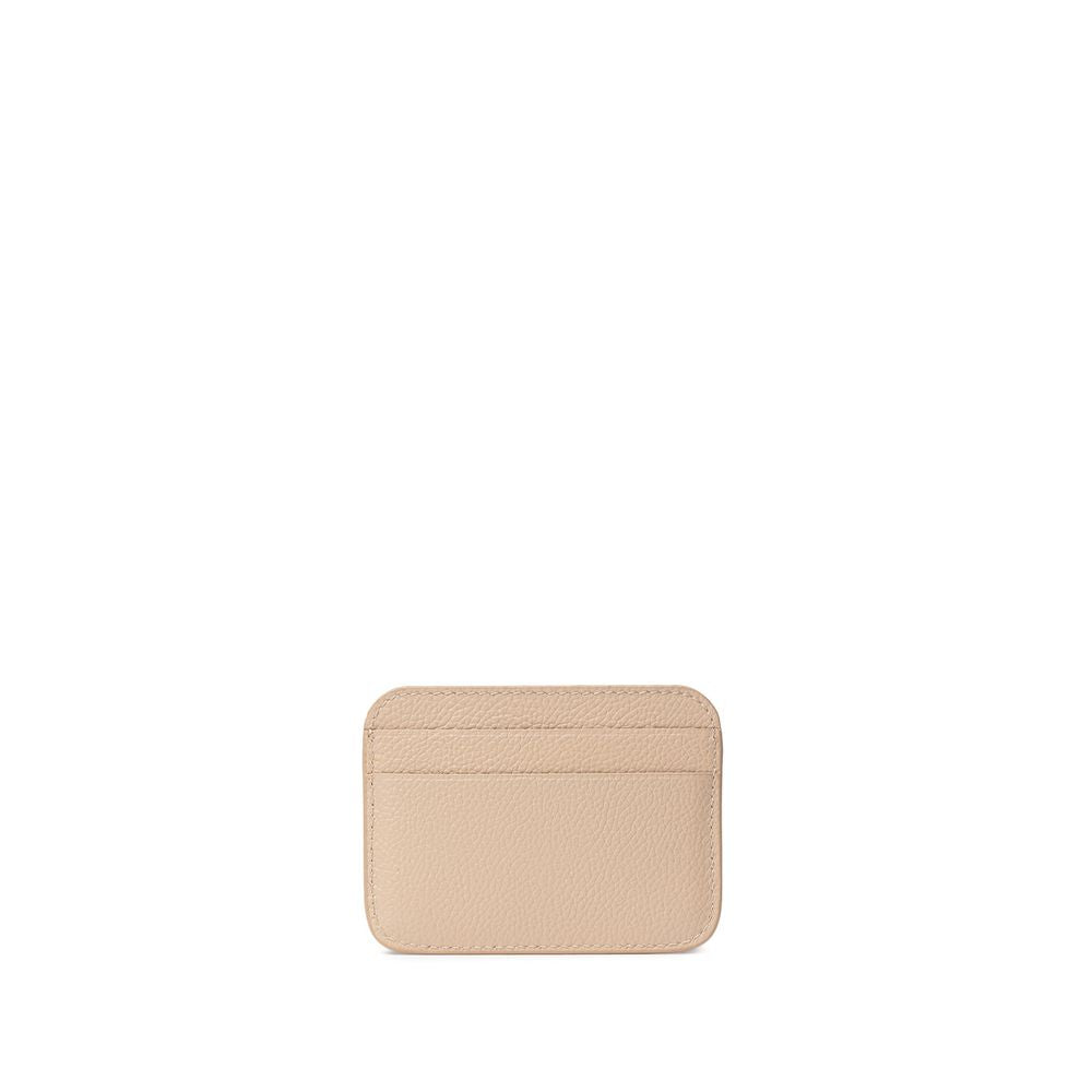 Falda de cuero beige de Balenciaga
