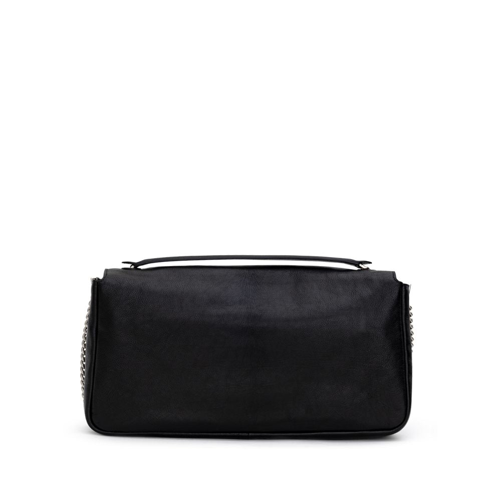 Bolso de hombro Fendi de piel negra