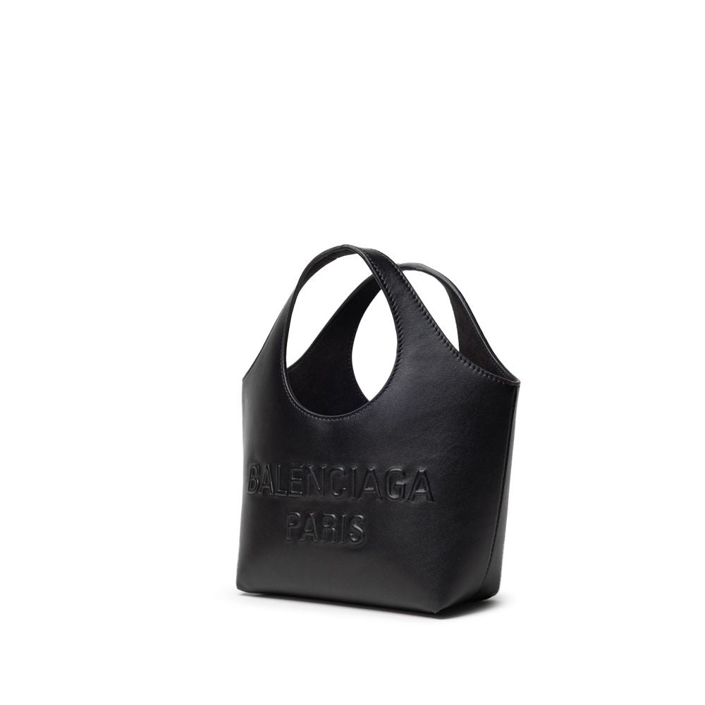 Suéter de cuero negro de Balenciaga