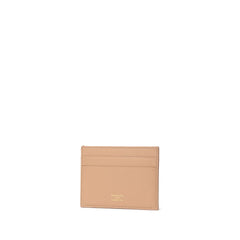 Falda de cuero beige de Balenciaga