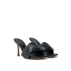 Sandalia de piel verde Bottega Veneta