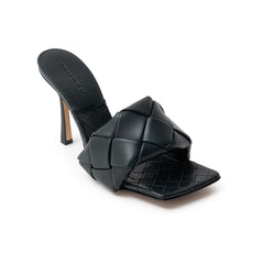 Sandalia de piel verde Bottega Veneta