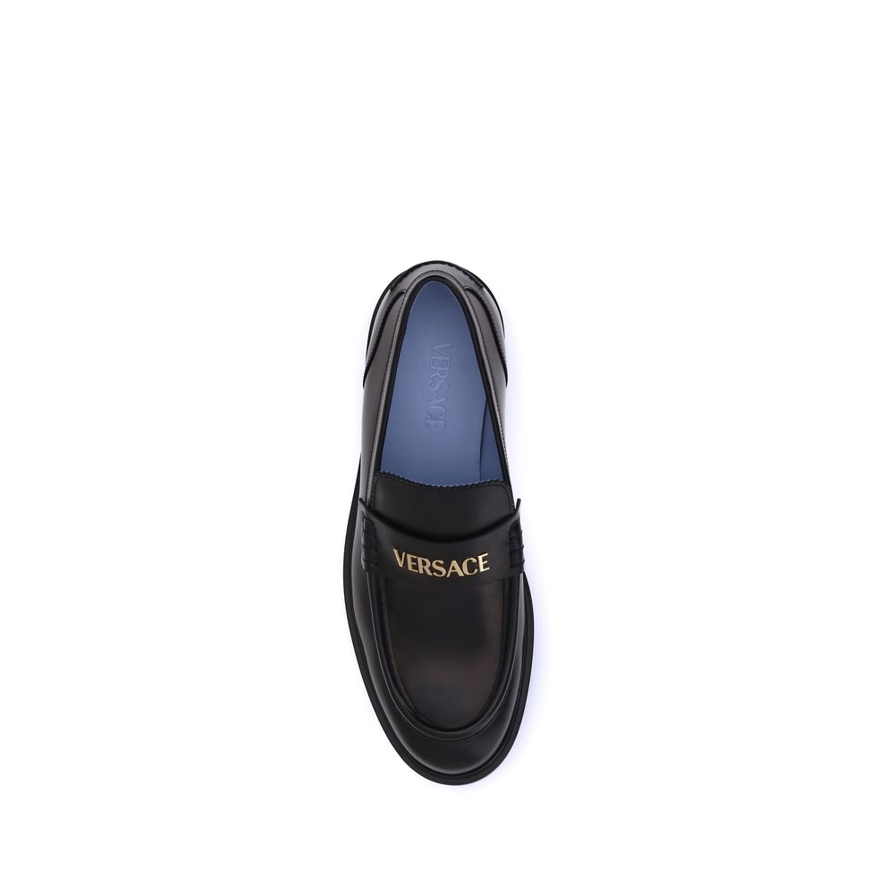 Mocasines de cuero Versace