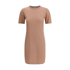 Vestido midi con estampado FF de Fendi