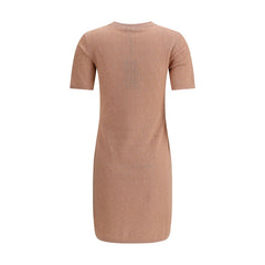 Vestido midi con estampado FF de Fendi