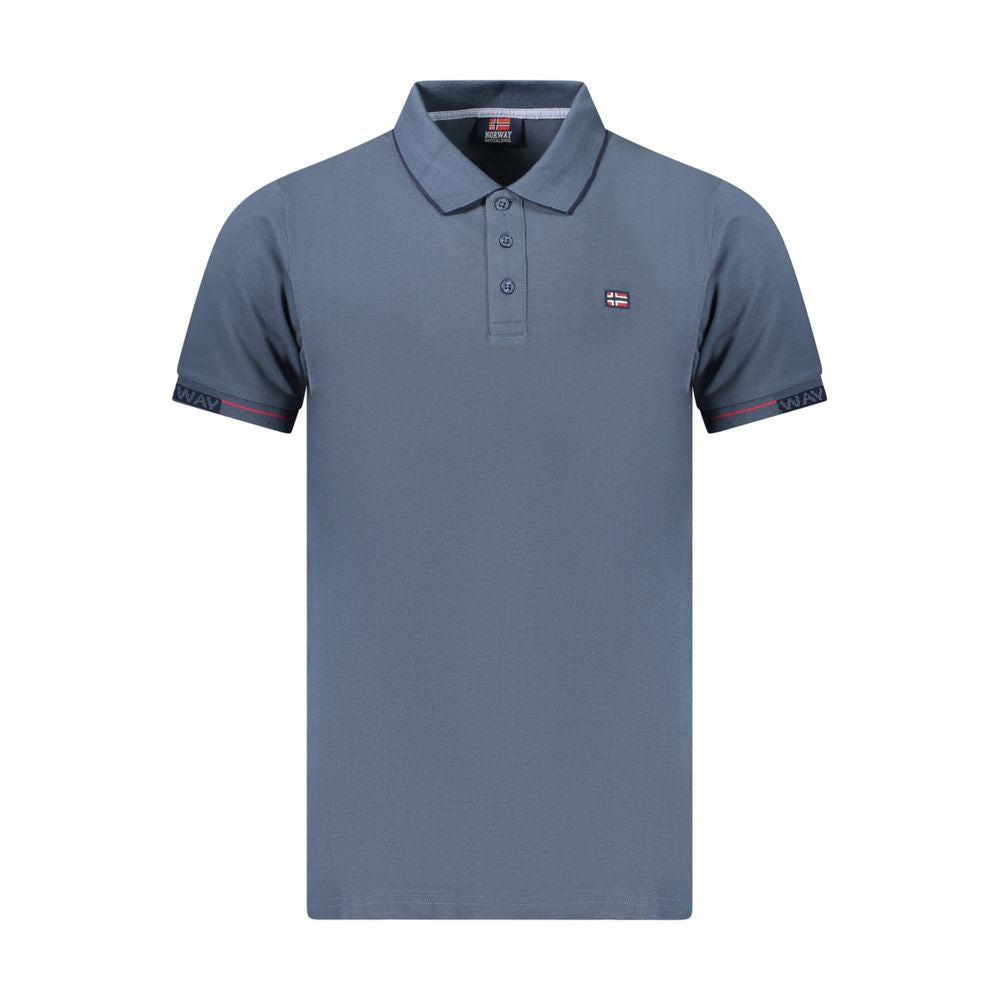 Norway 1963 Blue Cotton Polo Shirt