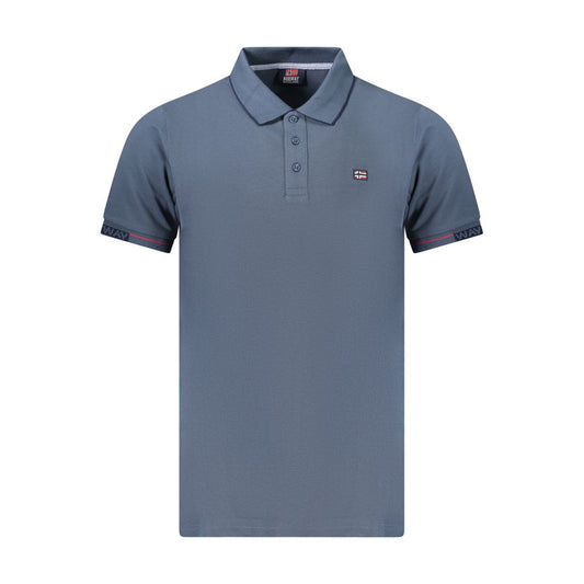 Norway 1963 Blue Cotton Polo Shirt