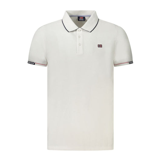 Norway 1963 White Cotton Polo Shirt