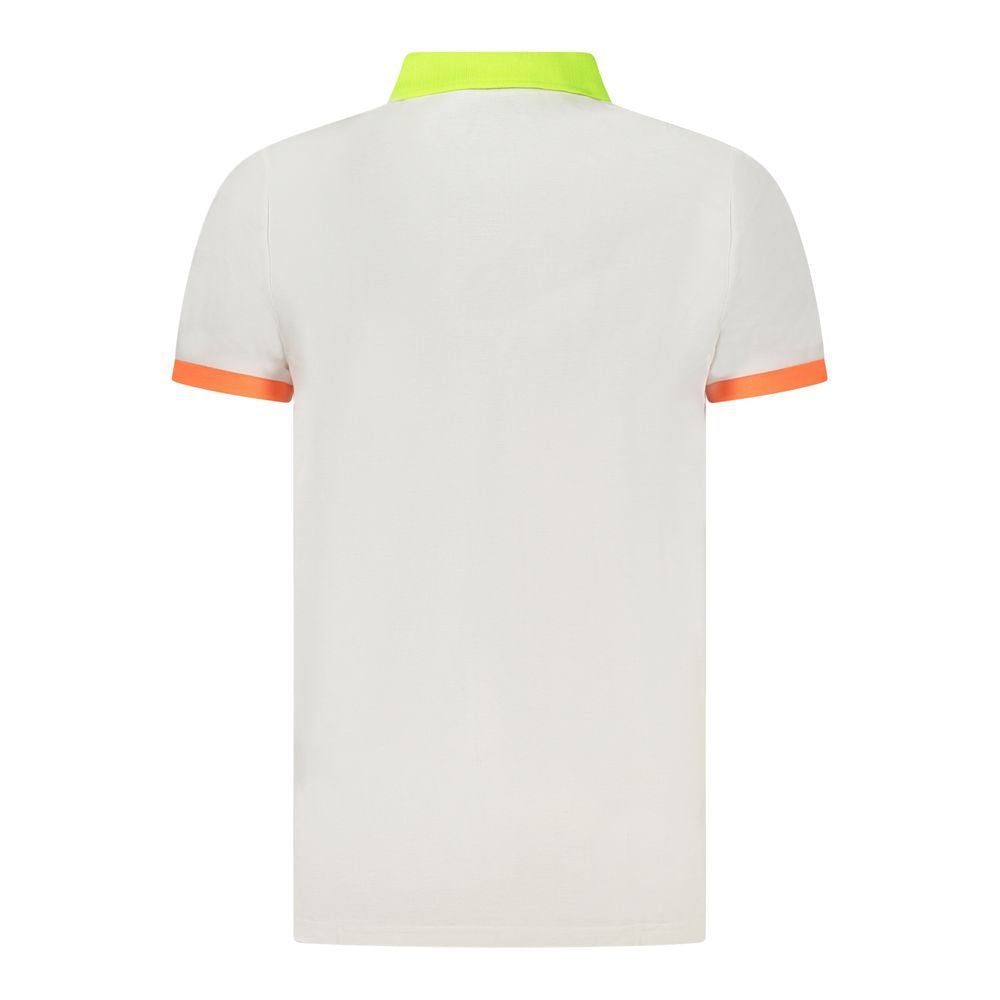 Norway 1963 White Cotton Polo Shirt
